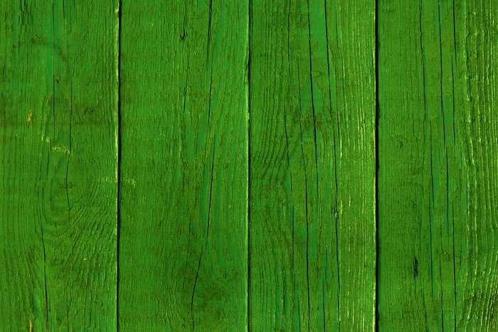 Fotobehang Groene houten planken achtergrond