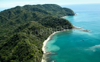Fotobehang Groene tropen op een eiland