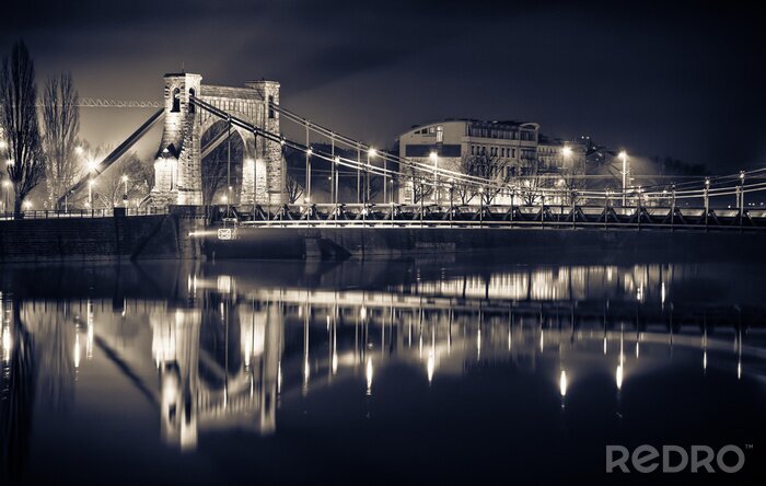 Fotobehang Grunwaldzki-brug in Wrocław