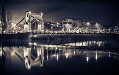 Fotobehang Grunwaldzki-brug in Wrocław