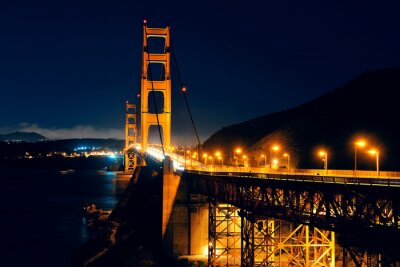 Fotobehang Hangbrug in San Francisco