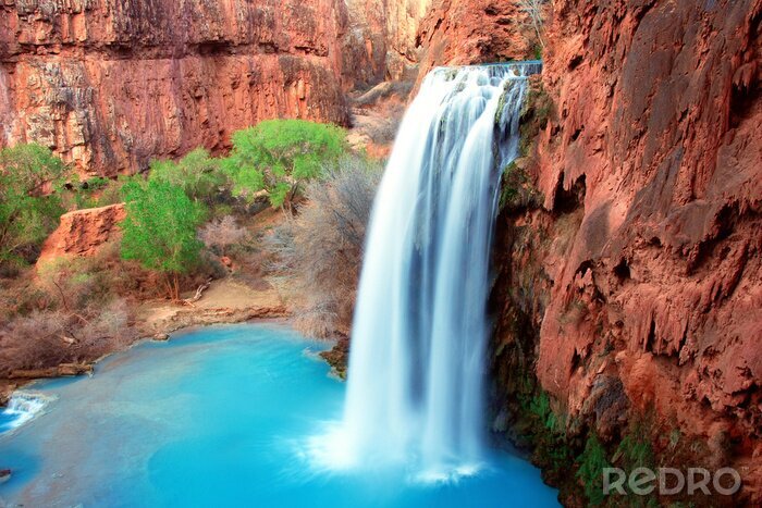 Fotobehang Havasu waterval