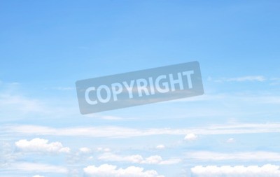 Fotobehang Heldere blauwe lucht