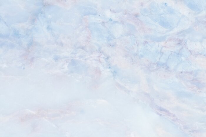 Fotobehang Hemelsblauw marmer met roze patroon