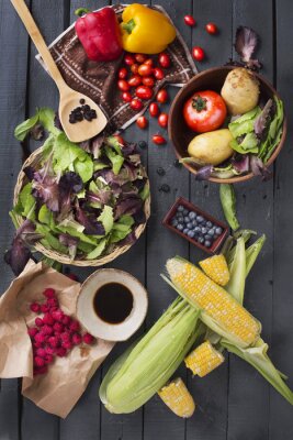 Fotobehang Herfstgroenten