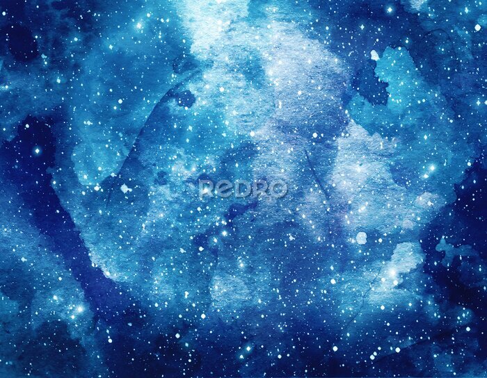 Fotobehang Het blauw van de nachtelijke hemel