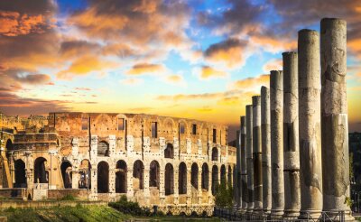 Het historische Colosseum in Rome