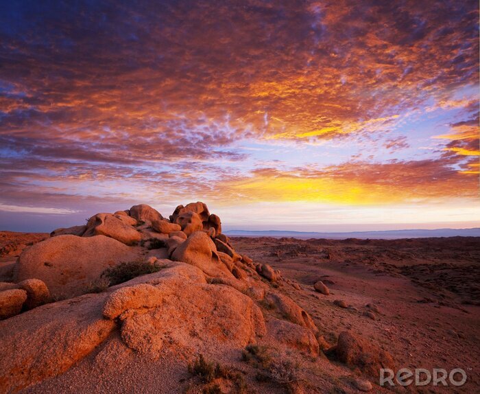 Fotobehang Het landschap van de Gobi-woestijn