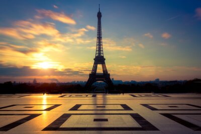 Het observatiedek van de Eiffeltoren