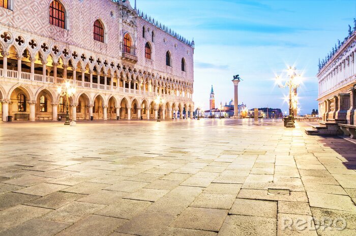 Fotobehang Het San Marcoplein in Venetië