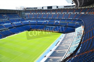 Fotobehang Het zonnige stadion van Real Madrid
