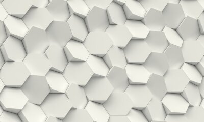 Fotobehang Hexagonale geometrische achtergrond