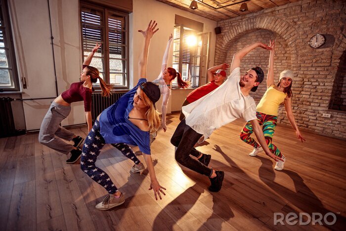 Fotobehang Hip-hop dansers