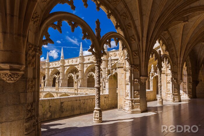 Fotobehang Historisch klooster in Lissabon