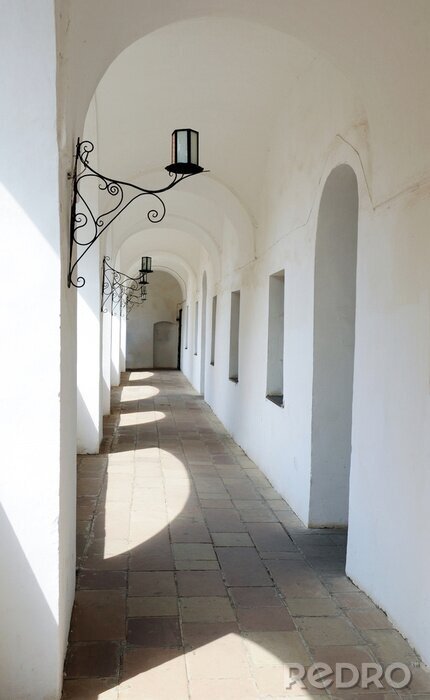 Fotobehang Historisch ruimtelijk gebouw