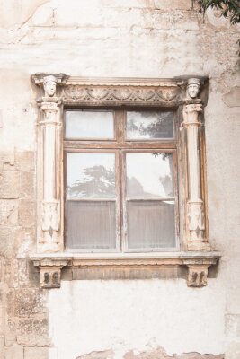 Fotobehang historisch venster