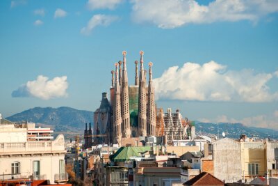 Fotobehang Historische architectuur in Barcelona