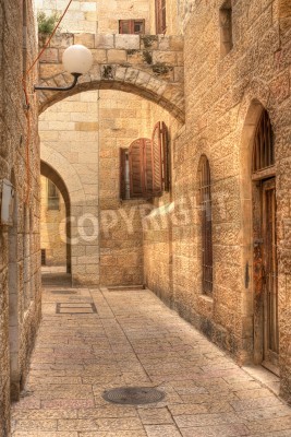 Fotobehang Historische historische straat