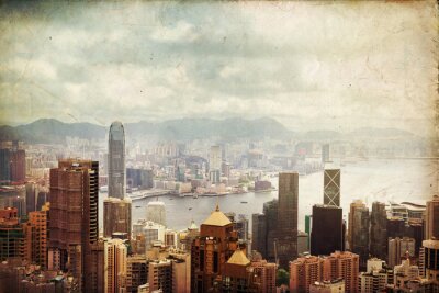 Hongkong vanuit de lucht