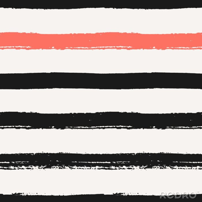 Fotobehang Horizontale strepen geschilderd in waterverf