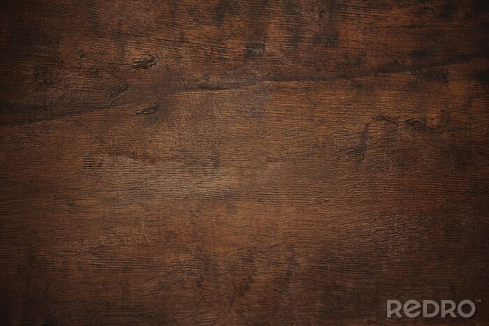 Fotobehang Hout vintage mahonie plank