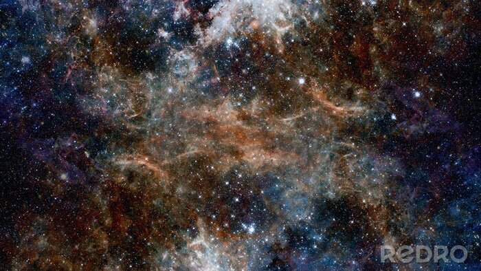 Fotobehang Hubble views galaxy and nebula. Elements of this image furnished by NASA