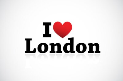 Fotobehang I love Londen