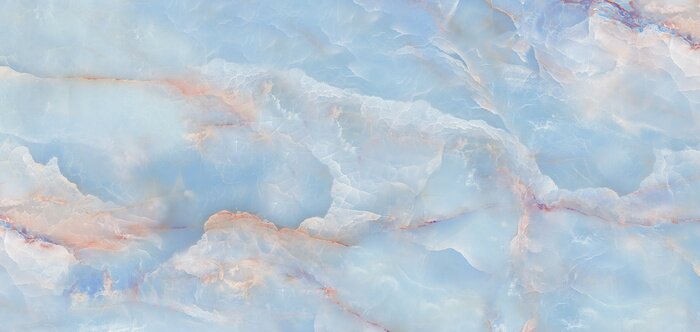 Fotobehang Illusie van een marmeren hemel