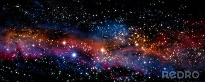 Fotobehang Illustratie van een nevel