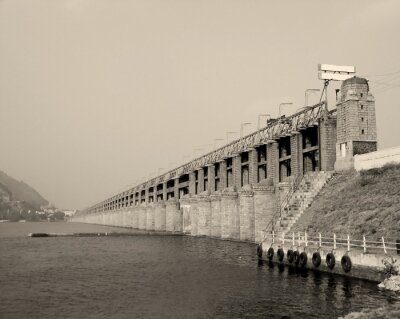 Indiase retro-stijl brug