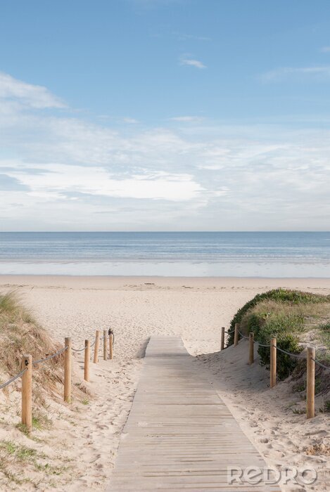 Fotobehang Ingang naar het strand