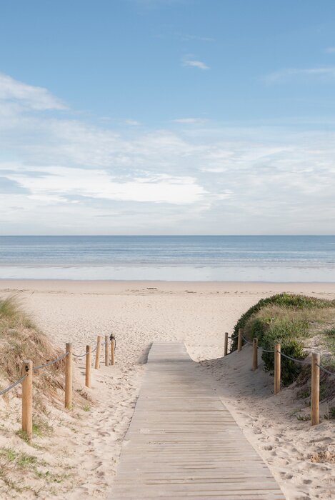 Fotobehang Ingang naar het strand
