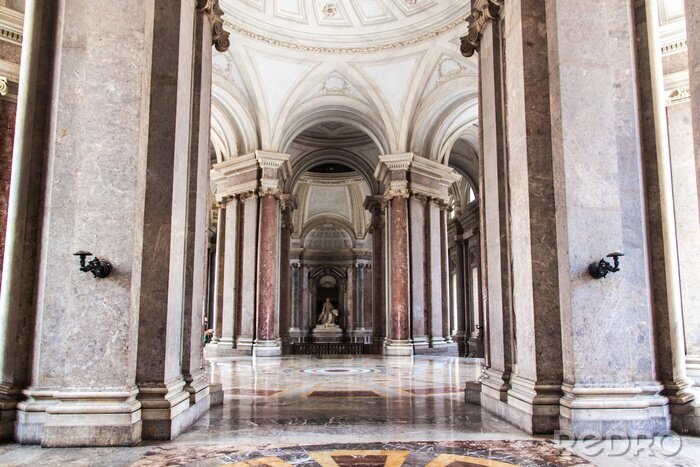 Fotobehang Interieur van Palazzo Reale in Caserta