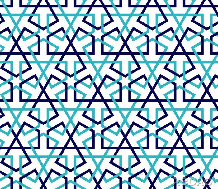 Fotobehang Islamitisch motief in geometrie