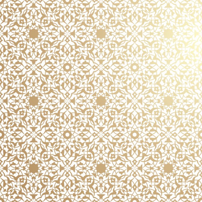 Fotobehang Islamitische bloemenornamenten