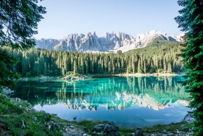 Fotobehang Italiaans berglandschap