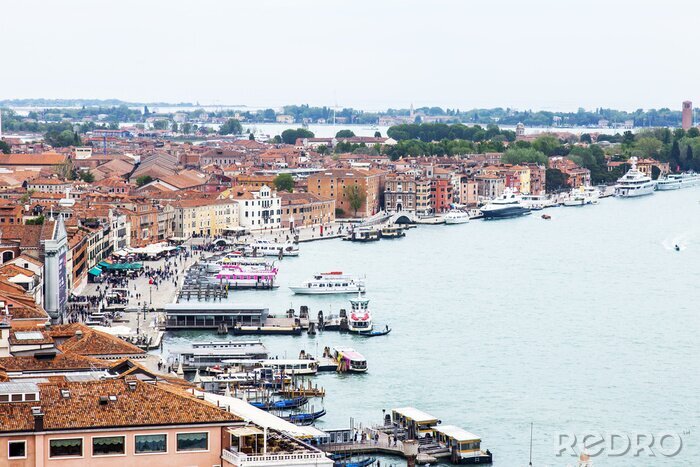 Fotobehang Italiaans havenlandschap