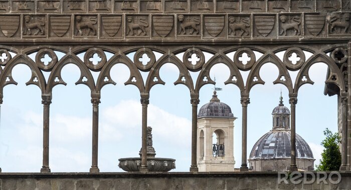 Fotobehang Italiaanse historische gebouwen