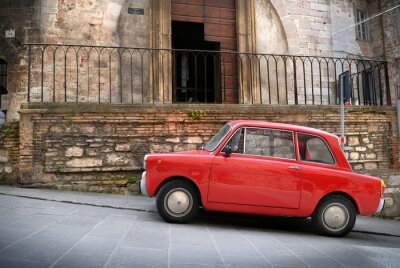 Fotobehang Italiaanse oude auto