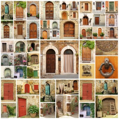 italian deuren collage