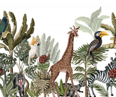 Jungle giraf en andere dieren