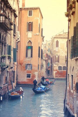 Fotobehang Kanaal in Venetië - Italië