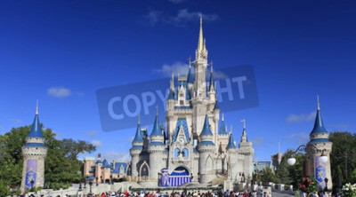 Fotobehang Kasteel van Assepoester, Disney World Magic Kingdom, Orlando