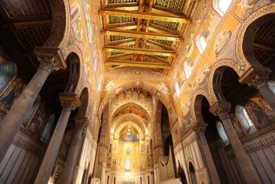 Fotobehang Kathedraal van Monreale in Palermo