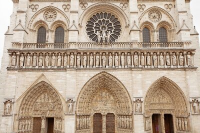 Fotobehang Kathedraal van Notre Dame in Parijs