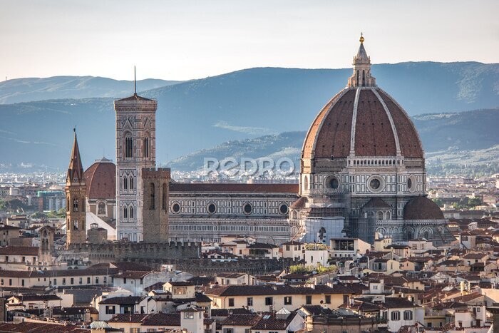 Fotobehang Kathedraal van Santa Maria del Fiore in Florence