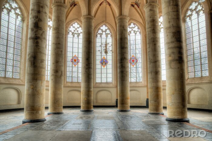 Fotobehang kerkinterieur