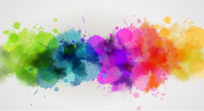 Fotobehang Kleur vlekken