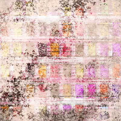 Fotobehang Kleurrijke abstracte muur