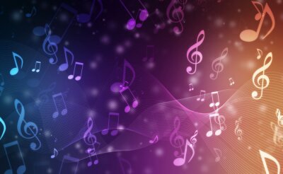 Fotobehang Kleurrijke achtergrond met noten